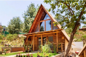 Cabaña moderna tipo alpina para pareja